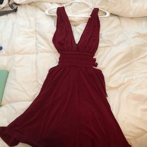 Express Red Party Dress
